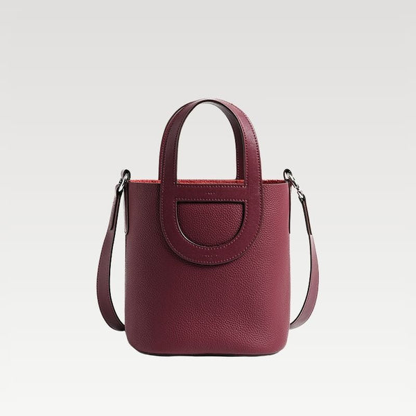 Pig Nose Tote Bag for Women | Top-Grain Togo Cowhide - 3-in-1 Shoulder & Crossbody Bag