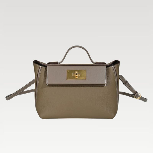 New style Kelly dumpling bag, high-quality top-grain leather, fashionable women's handbag, suitable for carrying by hand, over the shoulder or crossbody.